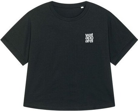 watapparel Oversize T-Shirt Frauen Basic Collider