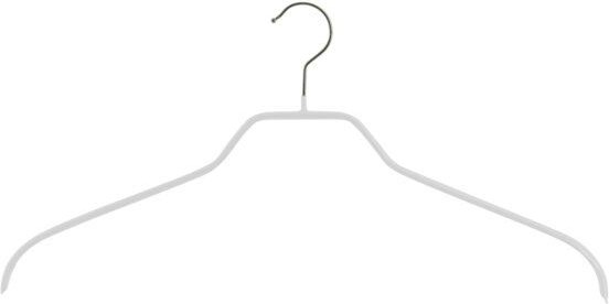 MAWA Kleiderbügel Silhouette F aus Metall - Set aus 10 Bügeln