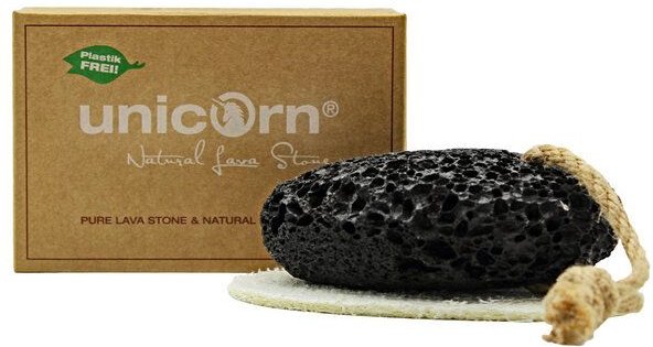unicorn Lava Bimsstein mit Luffaablage