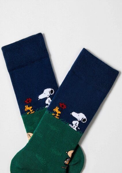 BeSocks Bio-Tennissocken - Snoopy Freunde