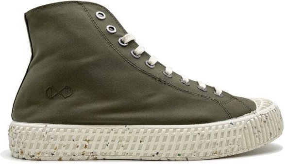 Veganer Sneaker "nat-2 Mono ETA waterproof" aus Biobaumwolle