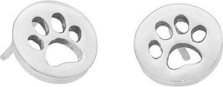 pakilia Ohrstecker "Huellitas" Hundepfoten