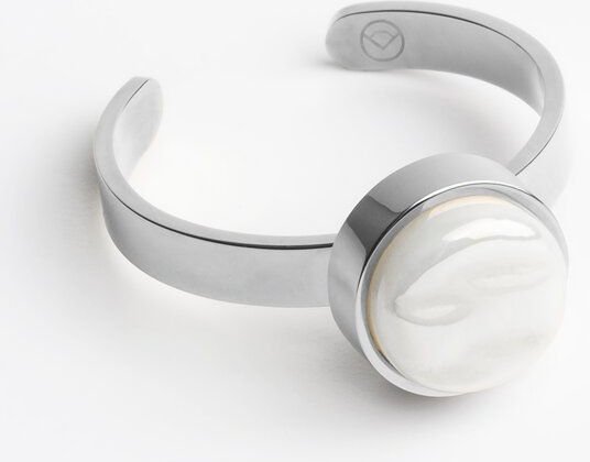 ALEXASCHA Größenverstellbarer Ring mit Stein | Silber