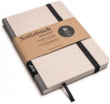 tyyp Nachhaltiges Design-Notizbuch A6 aus 100 % Recyclingpapier „Klassik - Recycling Öko“