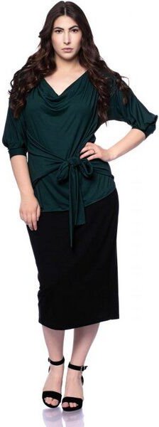 Ingoria LANNA wendbares Blusenshirt 3/4 Ärmel (Uni)