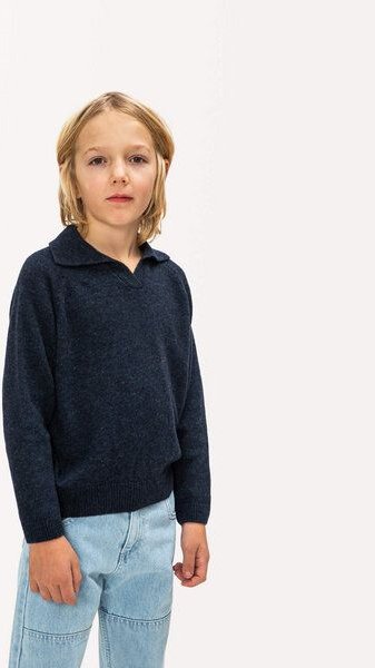 Matona Kuschliger Pullover aus recycelter wollmischung für Kinder / Collared Jumper