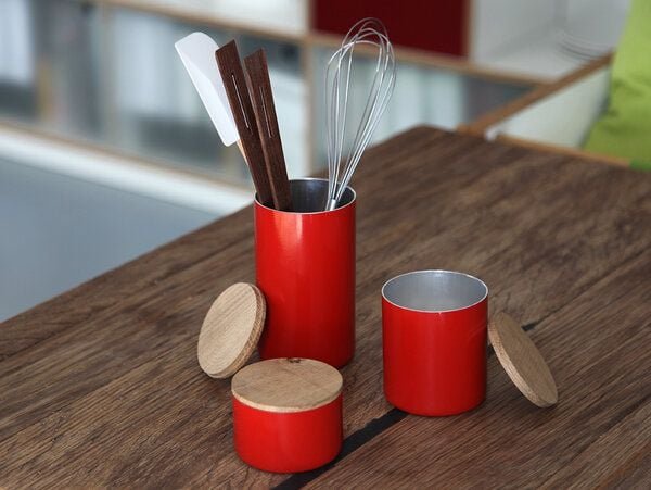 werkvoll by Lena Peter Feuerlöscher Dose FIRE rot RECYCLING