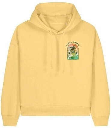 Zeachild Bio Cropped Sweater Damen - Tropical Dreamin'