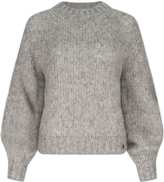 Alma & Lovis Kuscheliger Loose-Fit Pullover im Alpaka-Mix | Ballonärmel Pullover