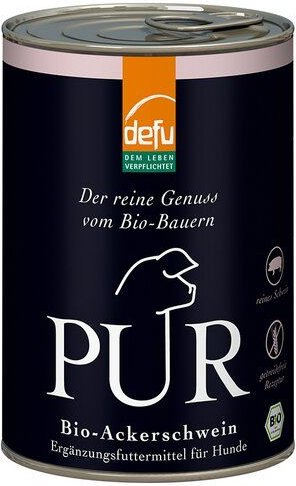 defu Bio Hundefutter PUR Ackerschwein