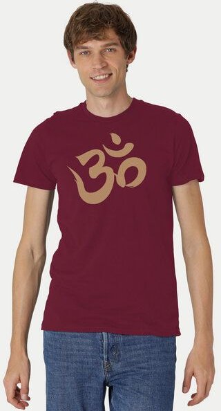 Peaces.bio - handbedruckte Biomode Fit T-Shirt "Om" Herren