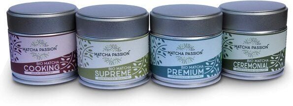 Matcha Passion Bio Matcha 4 Varianten 4x30g