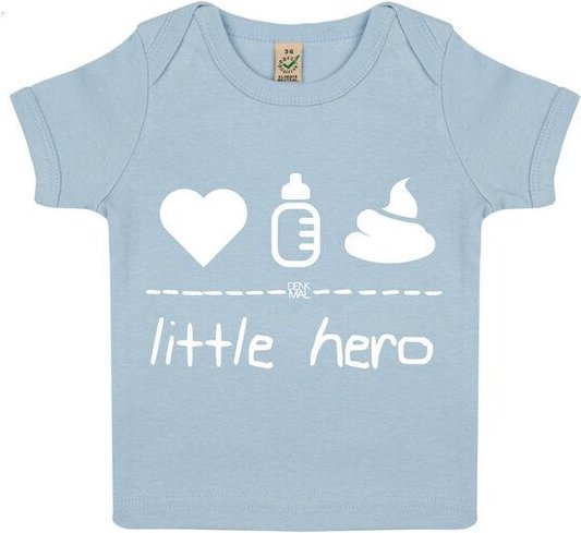 DENK.MAL Clothing little hero – Baby Shirt