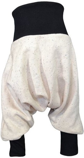 liebewicht Yogahose Pumphose Bio Sweat weiß/bunt gesprenkelt