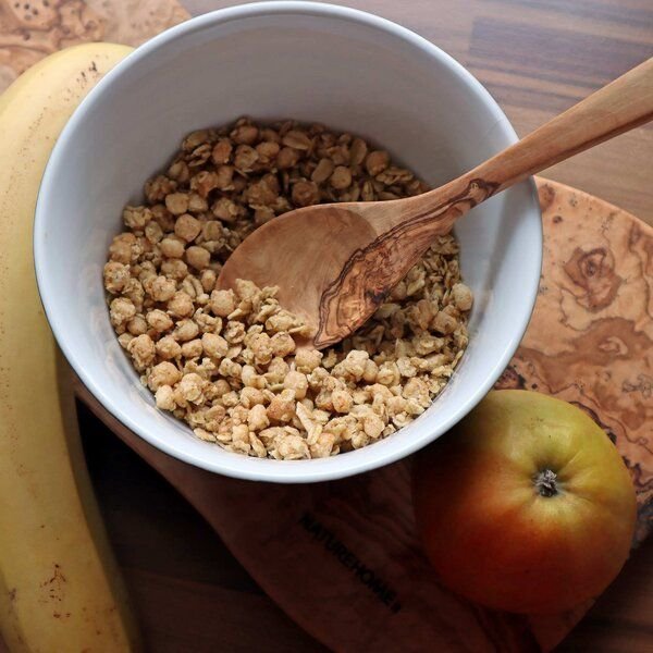 NATUREHOME Esslöffel Kochlöffel Hollöffel aus echtem Olivenholz