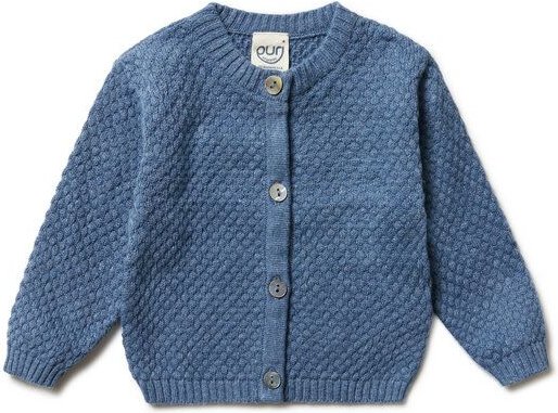 Puri Organic Baby Jacke Popcorn Bio Baumwolle Leinen