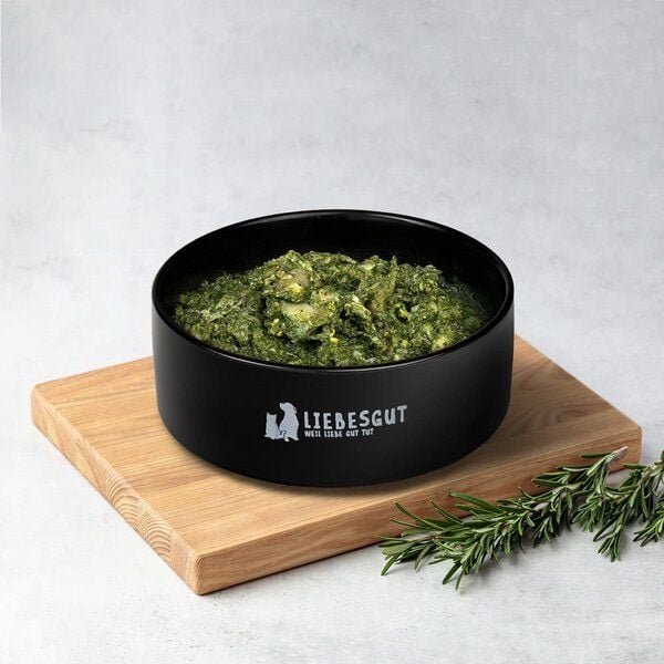 Liebesgut Tiernahrung 14 x Barf-Menü Bio-Grüne-Heide mit Bio-Gemüse