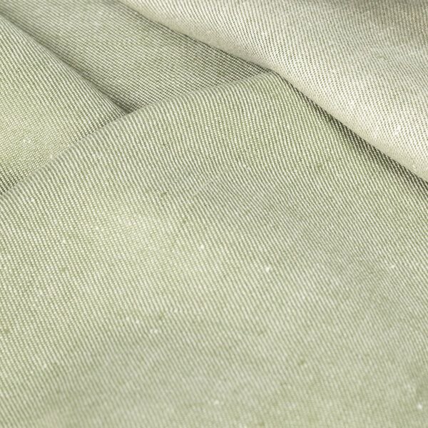 Vieböck Leinengewebe Denim in Köperbindung aus 100% Bioleinen (77,50€ /m)