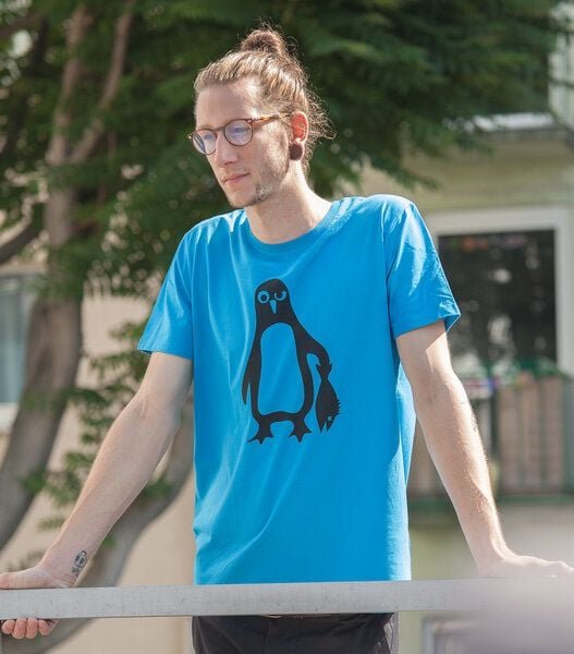päfjes Pinguin Paul - Fair Wear Männer Bio T-Shirt