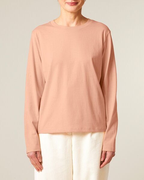 YTWOO Basic Damen Langarmshirt aus 100% Biobaumwolle