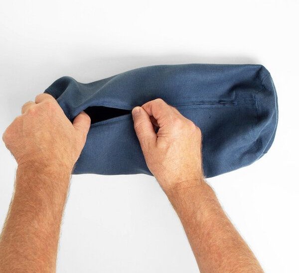 nahtur-design Kissenbezug für Nackenrollen | 100% Leinen