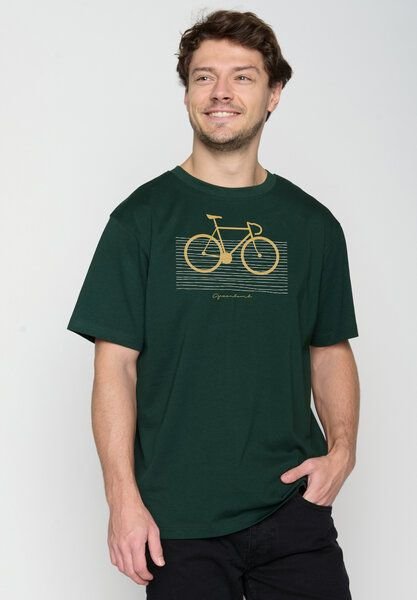 GREENBOMB Bike Bars Fusion - Lässiges T-Shirt aus Bio-Baumwolle / hochwertiger Print / GOTS / Fair & Vegan