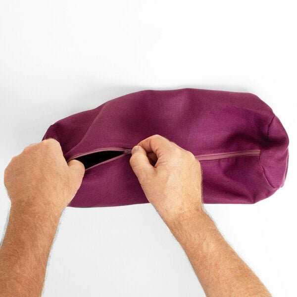 nahtur-design Kissenbezug für Nackenrollen | 100% Leinen