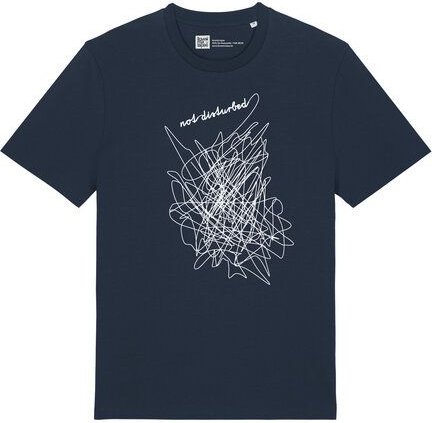 ilovemixtapes Unisex T-Shirt mit not disturbed Motiv – Nachhaltig, Fair, Vegan, Bio-Baumwolle