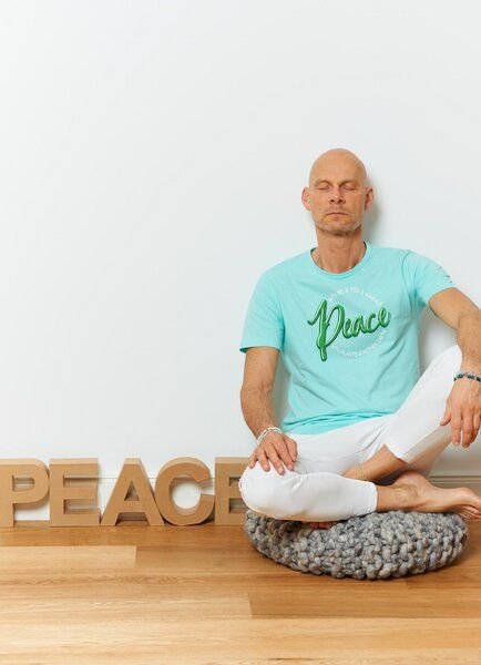SPARKLES OF LIGHT Yoga Shirt | PEACE WITH YOU & ME