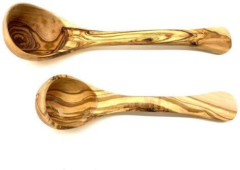 Thumbnail - Olivenholz erleben Schöpfkelle (25 cm oder 30 cm) für Küche & Sauna aus Olivenholz