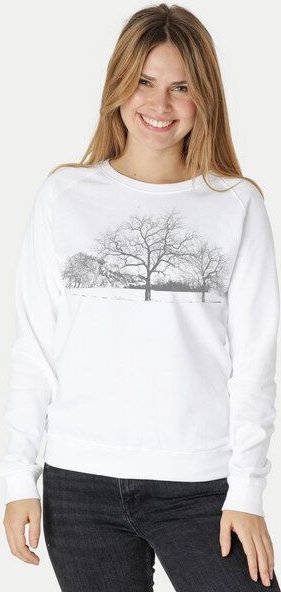 Peaces.bio - handbedruckte Biomode Damen Sweatshirt Landscape