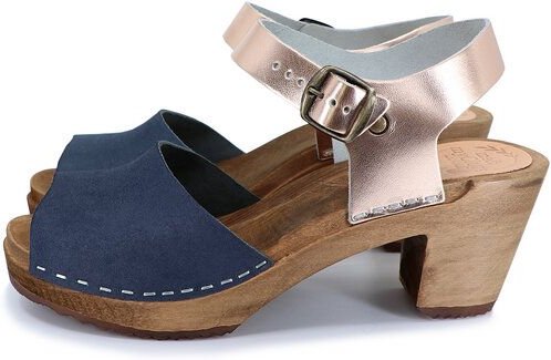 me&myClogs CLEO - Holz Clogs - high mid heel