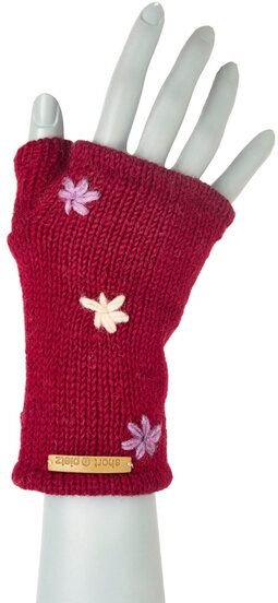 short'n'pietz Handstulpen aus Schurwolle für Kinder, handgestrickt