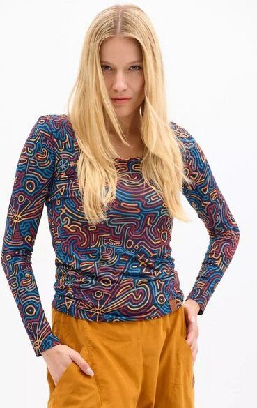 KOKOworld Papaya Damen Longsleeve aus Viskose – weich, elastisch & nachhaltig – Fair produziert in EU – ideal für Yoga, ...