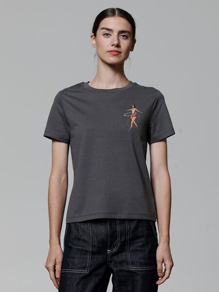 watapparel T-Shirt Frauen Hula Hoop