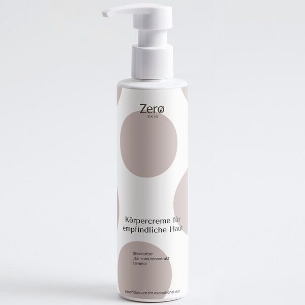 Zero Skin Körpercreme für empfindliche Haut - Sanfte Pflege & beruhigende Feuchtigkeit - 190 ml