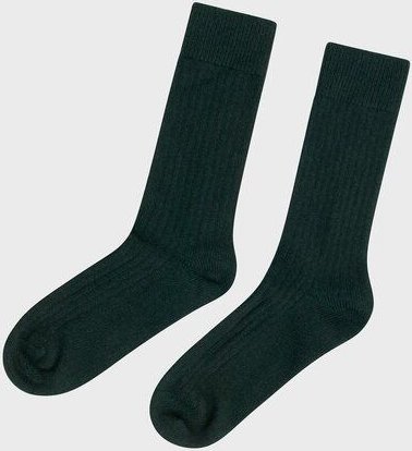 Klitmøller Collective Wollsocken mit Rippstrick Design