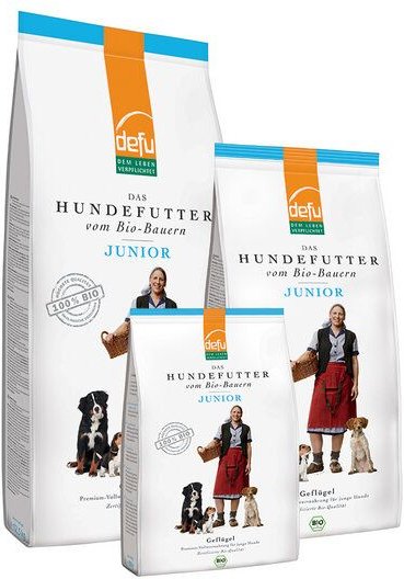 defu Bio Hundefutter Junior Geflügel