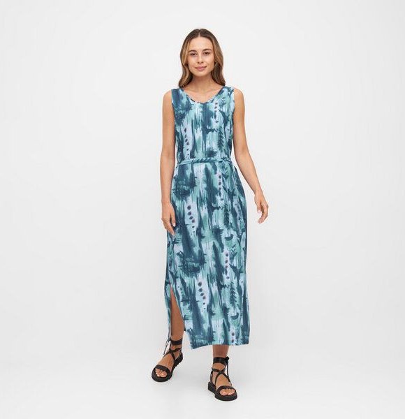 Thumbnail - WiDDA berlin Maxikleid mit Aquarell Print aus TENCEL®
