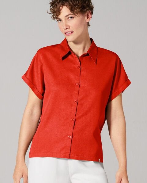 HempAge Damen Lyocell Bluse (auf Hanf Basis) Normal Fit