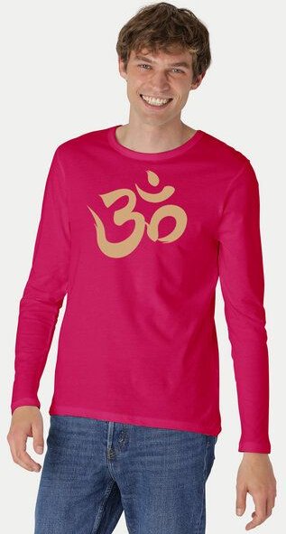 Peaces.bio - handbedruckte Biomode Bio-Herren-Langarmshirt "OM"