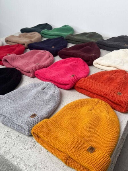 Kopyto Mütze Beanie 100% Merino ELCH 100% Wolle Mulesingfrei, RWS-zertifiziert, Unisex