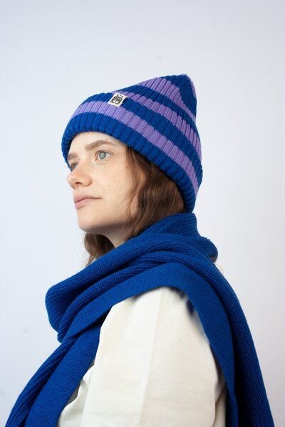 Strickschal aus Merino- Wolle Unisex Kiwistories, mulesingfrei