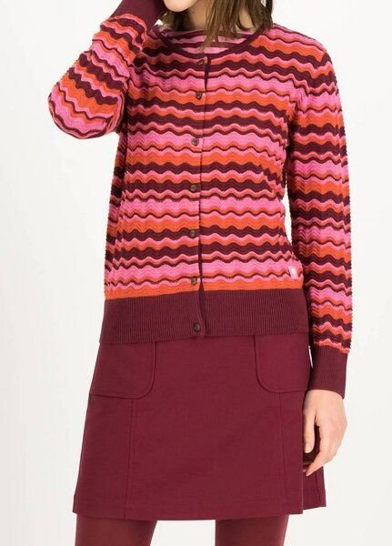 Blutsgeschwister Wellenstrick Cardigan Save The Brave