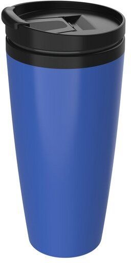 elasto Kaffeebecher to go - Thermobecher auslaufsicher mit Klappdeckel