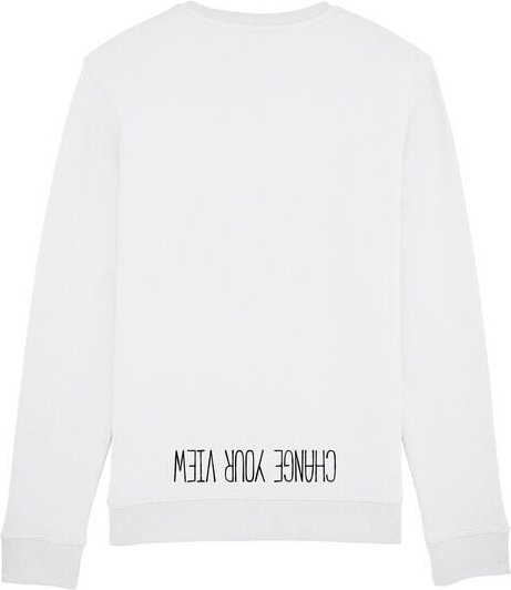 Human Family Bio Unisex Rundhals-Sweatshirt - "Change your view"