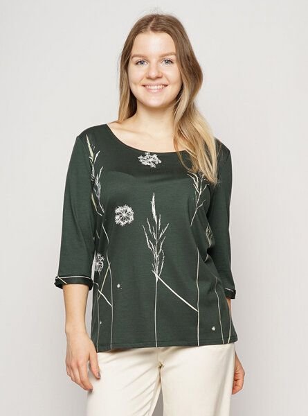 Peaces.bio - handbedruckte Biomode Tencelshirt Gräserzauber