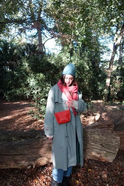 monday market Ledertäschchen Lou aus pflanzlich gegerbtem Leder