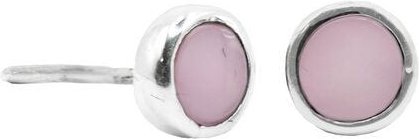 pakilia Ohrstecker "Redondo Madreperla rosa"