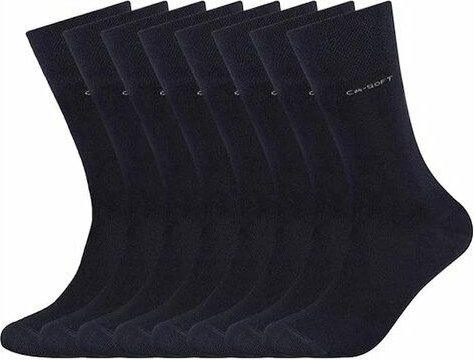 camano 8 Paar Premium Socken ohne Gummidruck Biobaumwolle